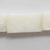 Shell beads,Rectangle 8x15mm Sold per16-inch strand