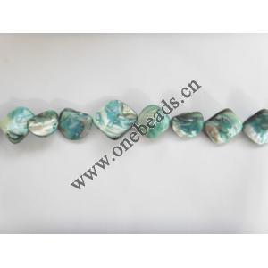 Shell beads,Nugget 12-21mm Sold per16-inch strand