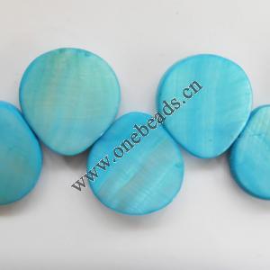 Shell beads,Teardrop 16x15mm Sold per16-inch strand