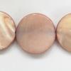 Shell beads,Flat Round 17.5mm Sold per16-inch strand