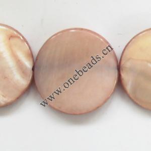 Shell beads,Flat Round 17.5mm Sold per16-inch strand