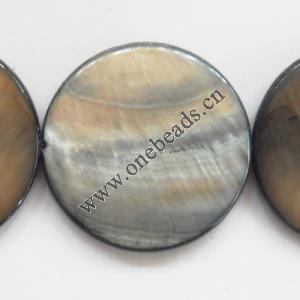 Shell beads,Flat Round 20mm Sold per16-inch strand