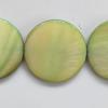 Shell beads,Flat Round 25mm Sold per16-inch strand