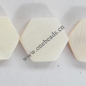 Shell beads,Hexagon 12mm Sold per16-inch strand