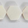 Shell beads,Hexagon 12mm Sold per16-inch strand