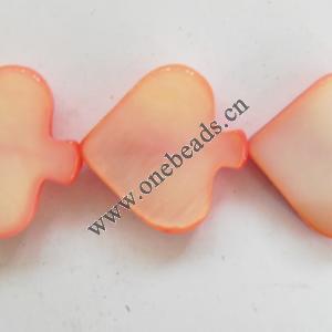 Shell beads,Heart 16x16mm Sold per16-inch strand