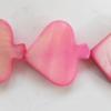 Shell beads,Heart 16x16mm Sold per16-inch strand