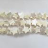 Star,Mother of Pearl Shell Beads,8mm,Sold per16-inch strand