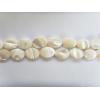 Flat Oval,Mother of Pearl Shell Beads,10x14mm,Sold per16-inch strand