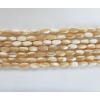 Oval,Mother of Pearl Shell Beads,4x7mm,Sold per16-inch strand