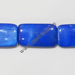 Shell Beads,Rectangle,15x26mm,Sold per 16-inch strand