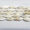 Shell Beads,Horse Eye 10x28mm Sold per 16-inch strand