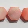 Shell Beads,Hexagon 9mm Sold per 16-inch strand