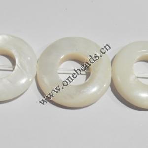 Shell Beads,Donut 20x9mm Sold per 16-inch strand