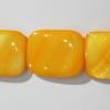 Shell Beads Rectangle 15x25mm Sold per16-inch strand