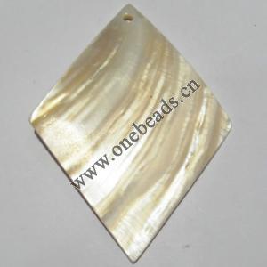 Shell Pendant 60x80mm Sold by PC