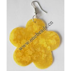 Flower,Shell Earring 50mm Sold by pair
