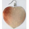 Heart,Shell Earring 59x57mm Sold by pair