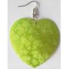 Heart,Shell Earring 49x48mm Sold by pair