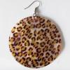 Flat Round,Shell Earring 55mm Sold by pair
