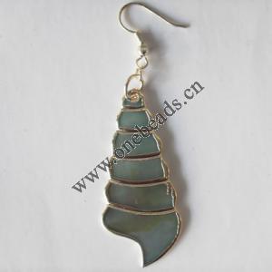 Shell Earring 20x45mm Sold by pair