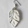Leaf,Shell Earring 23x40mm Sold by pair