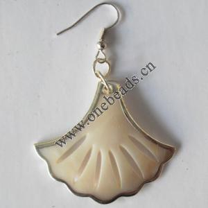 Shell Earring 41x35mm Sold by pair