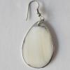 Teardrop,Shell Earring 24x35mm Sold by pair