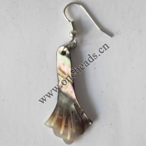Shell Earring 18x37mm Sold by pair