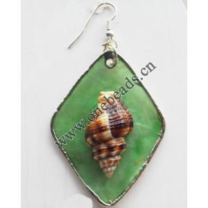 Shell Earring 37x50mm Sold by pair