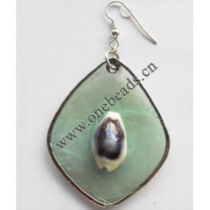 Shell Earring 40x50mm Sold by pair