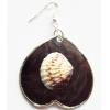 Heart,Shell Earring 44mm Sold by pair