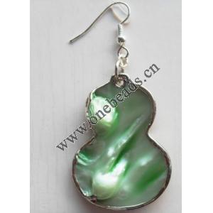 Hyacinth,Shell Earring 30x40mm Sold by pair