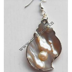 Shell Earring 30x43mm Sold by pair