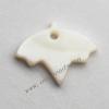 Shell Pendant,Animal.11x15mm,Sold by Bag