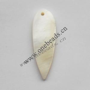 Shell Pendant,Sword.11x36mm,Sold by Bag