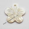 Shell Pendant Flower 18mm Sold by Bag