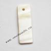 Shell Pendant Rectangular 10x30mm Sold by Bag