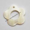Shell Pendant Hollow Flower 24mm Sold by Bag