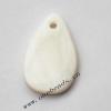 Shell Pendant Flat Teardrop 12x20mm Sold by Bag