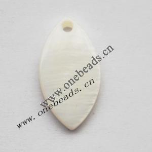 Shell Pendant Horse eye 10x18mm Sold by Bag