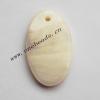 Shell Pendant Flat Oval 14x23mm Sold by Bag