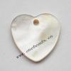 Shell Pendant Heart 18mm Sold by Bag