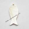 Shell Pendant Fish 10x24mm Sold by Bag