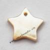 Shell Pendant Star 14mm Sold by Bag