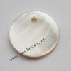 Shell Pendant Coin 15mm Sold by Bag