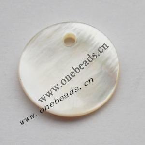 Shell Pendant Coin 15mm Sold by Bag