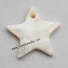 Shell Pendant Star 25mm Sold by Bag