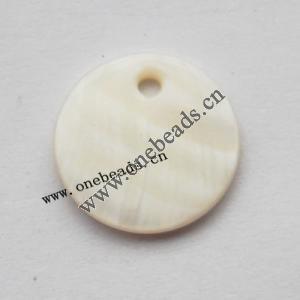 Shell Pendant Coin 12mm Sold by Bag