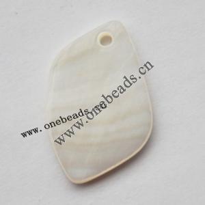 Shell Pendant 13x21mm Sold by Bag